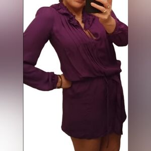 BCBGMaxAzria Purple Mini Dress